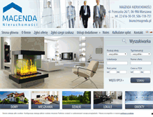 Tablet Screenshot of magenda.pl